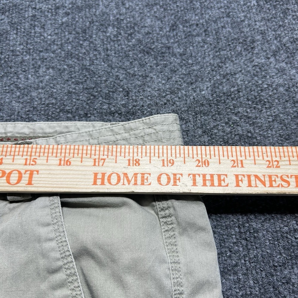 Columbia Men's 38 Cotton Cargo Shorts Beige Flat Front Pockets Button Outdoor - Picture 14 of 14